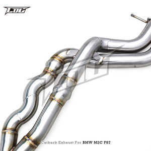 Silenciador de escape Catback de ajuste directo para M2 Competition/M2C 3.0T F87 2018-2023, tubo intermedio de longitud igual con resonador, grosor de 1.5MM - Product Image 3