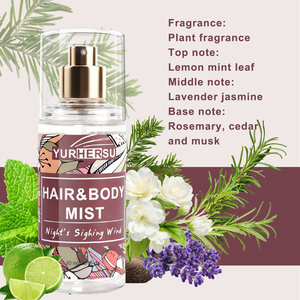 Spray per Capelli e Corpo all'Olio di Ricino e Glicerina, Fragranza Vegetale Leggera e Duratura, Cura Quotidiana, Nebulizzatore Portatile - Product Image 3