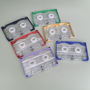 Cassette audio vierge transparente pour enregistrement et enseignement, bande magnétique réinscriptible, 45 minutes d'autonomie, pour usage domestique et studio. - Product Image 5