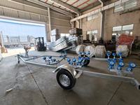 Remorque de bateau galvanisée submersible, capacité de charge de 1 tonne, résistante à la rouille pour les petits bateaux