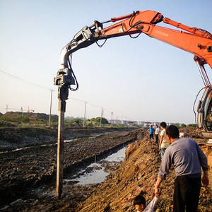 Alat Pemasang Tiang Pancang/Vibratory <span class=keywords><strong>Sheet</strong></span> <span class=keywords><strong>Pile</strong></span> untuk Excavator Kecil - Product Image 4