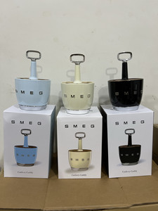 <span class=keywords><strong>SMEG</strong></span> pour porte-couverts rétro de style occidental, organiseur de vaisselle, plateau en acier inoxydable pour couteaux, fourchettes, cuillères, cuisine domestique - Product Image 5