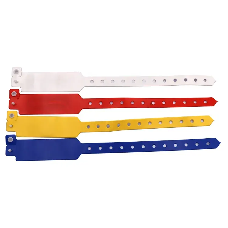 Braccialetti di trasferimento di calore monouso ospedale medico ID Rfid braccialetto in Pvc