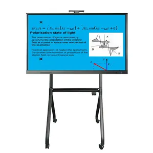 Dropshipping Prijs Van 75Inch 4K Digitaal Smartboard Draagbaar Touchscreen Elektronisch Interactief Whiteboard