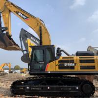 Excavatrice SANY d'occasion SY215/SY225/SY235/SY285/SY205/SY365H/SY465H/SY485H certifiée CE EPA, modèle 2022, moteur d'extraction aurifère, boîte de vitesses