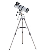 Telescopio Astronómico Profesional Refractor de 130mm Longitud Focal de 650mm Apertura Réflex Buscador de Estrellas con Trípode Telescopio Terrestre