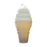 Promotion de la marque de cône de crème glacée gonflable extérieur Aero 3m Blow Up réplique ballon alimentaire gonflable imité personnalisé