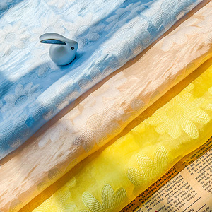 Tessuto <span class=keywords><strong>per</strong></span> Abbigliamento Femminile, 100% Poliestere, Jacquard con Motivi Floreali, <span class=keywords><strong>Organza</strong></span> <span class=keywords><strong>per</strong></span> <span class=keywords><strong>Abiti</strong></span> Eleganti da Donna - Product Image 6