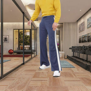 Pantalones Anchos de Pierna Acampanada de Cintura Alta para Mujer, Transpirables, de Ajuste Regular, Colección Primavera, Casuales, 100% Algodón, ODM - Product Image 3