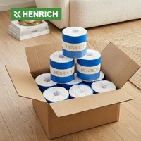 En stock, prêt à être expédié, papier toilette de Noël, lot de 10 rouleaux, motif de rennes et de flocons de neige nordiques, papier toilette doux de qualité supérieure, en vrac