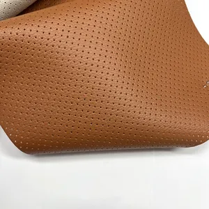Otomotiv iç döşeme kaliteli makine kanepe ve araba koltuğu için delikli PVC deri