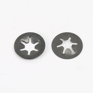 Rondelle di bloccaggio Starlock nere nuove con dentatura interna, personalizzate in fabbrica, all'ingrosso, per ferramenta, utensili e elementi di fissaggio - Product Image 1