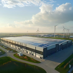 Structure métallique préfabriquée construisant un atelier d'entrepôt d'usines de <span class=keywords><strong>grande</strong></span> portée Structure métallique ondulée galvanisée - Product Image 1