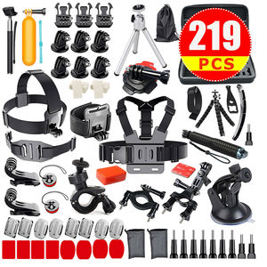 Accessoire photo et vidéo, 219 en 1, Action, sport, pour Gopro <span class=keywords><strong>Sony</strong></span> Dji Canon, offre spéciale, livraison gratuite - Product Image 1