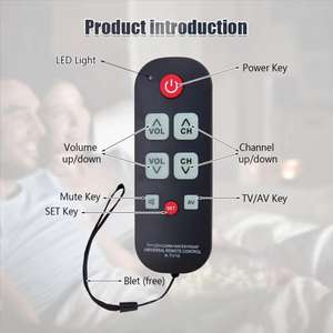 Control Remoto Universal para <span class=keywords><strong>TV</strong></span>, Precio de Fábrica, Aprendizaje <span class=keywords><strong>Simple</strong></span>, Botones Luminosos - Product Image 5