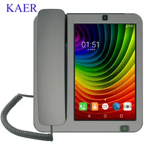 Factory for Home 8 inch Touch Panel Screen 4G LTE SIM Card Wireless Digital Cordless Desktop Android Telephone