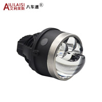 Phare antibrouillard LED laser triple direct GTW 3,0 pouces - Lentille bi-xénon 3 couleurs, faisceau haut/bas super lumineux, ajustement universel, vente en gros