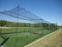 Cage de frappe de baseball portable pliable et personnalisée de grande taille Cage de baseball de cricket en tunnel