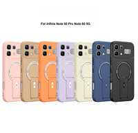 Nouvelle arrivée Coque de protection anti-chute avec béquille magnétique à texture mate pour Infinix NOTE 60 PRO Hot70 Spark40