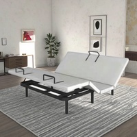 Sommier de lit électrique intelligent avec télécommande, réglable, moderne, en fer, pliable, multifonctionnel, pour chambre à coucher, villa, hôtels