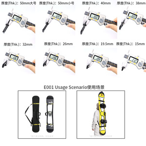 <b>Ski</b> Bag Plastic Buckle For <b>Ski</b> Cover Shoulder Strap Durable Fastener <b>Ski</b> Straps Accessory E001 - Product Image 4