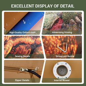 Надувные гигантские кроссовки 360° с индивидуальным дизайном, водонепроницаемые, прочные, многоразовые, для рекламы и мероприятий - Product Image 6