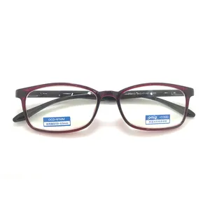 하이 퀄리티 HD 수지 노안 안경 도매 TR90 안티 블루 라이트 독서 안경 FR113 OCD 61mm 동공 거리 59-63