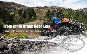 Freno de cuerda de acero E32 Líneas de freno trenzadas Manguera trenzada de acero inoxidable An3 Manguera de freno Bobina de rotura - Product Image 6