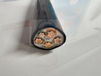 Cable de alimentación de cobre para bandeja TC-ER, 600V 90C XLPE XHHW-2 4/C 2AWG + 1/C 4AWG, para construcción industrial en EE. UU. y Canadá