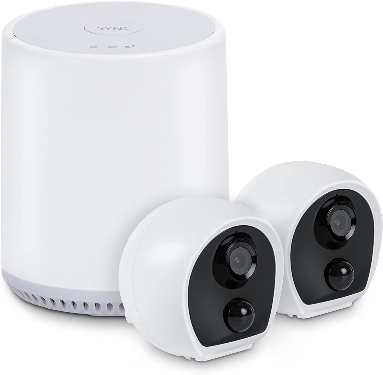 Система безопасности с Wi-Fi, 2 шт., 1080P HD Беспроводная Wi-Fi система видеонаблюдения, домашняя IP-камера безопасности