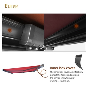 Toldo de brazo plegable motorizado con luz LED, Cassette completo para exteriores, 4x3 <span class=keywords><strong>3x2</strong></span>, precio al por mayor - Product Image 2