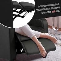Fauteuil inclinable réglable avec fonction de massage à 2 points avec soutien lombaire