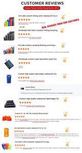 Bolsa seca de PVC portátil para mochilero, senderismo, viajes, natación y equipo de pesca, diseño impermeable sin tirantes con grosor - Product Image 5