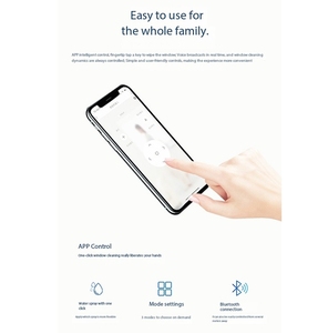 Giá xuất xưởng với chức năng làm sạch phun nước hai mặt, Máy hút bụi thủy tinh, robot làm sạch cửa sổ điện vuông - Product Image 5