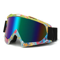 Lunettes de soleil de sport anti-UV pour l'extérieur, masque de ski, monture intégrale en PC, non polarisées, unisexe