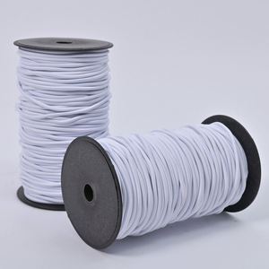 Cordon élastique tressé imperméable de 3 mm, 200 m de long, pour chaussures, sacs, vêtements, textiles de maison, écologique, haute qualité - Vente chaude - Product Image 2