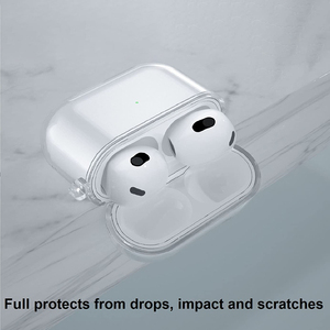 Étui pour AirPods en silicone antichoc avec anneau de fixation, étui transparent pour écouteurs sans fil pour AirPods <span class=keywords><strong>Pro</strong></span> 2 <span class=keywords><strong>3</strong></span> - Product Image 6