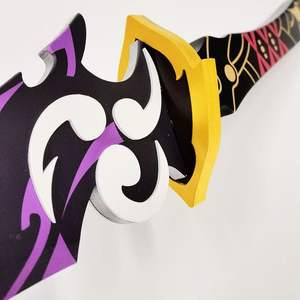 Espadas de Juguete de Madera de <span class=keywords><strong>Genshin</strong></span> <span class=keywords><strong>Impact</strong></span> para Cosplay, Arco de Guerra Favonius, Arco de Hierro, Flecha, Espada <span class=keywords><strong>Samurai</strong></span>, Accesorios de Armas para Cosplay de Madera - Product Image 6