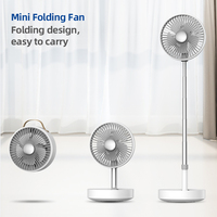 Certification KC Ventilateur électrique portable Réglage de la hauteur Ventilateur de table rechargeable Ac Dc But de moteur à courant continu mécanique en plastique sans balais