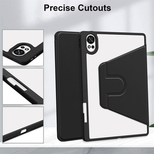 Étui rotatif à 360° pour tablette Huawei MatePad 12X LRT-W09 2025 et MatePad Air 2, coque arrière en acrylique avec support pour stylet, style livre - Product Image 2