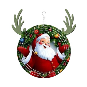 Moulins à vent cinétiques en métal personnalisables, vierges pour sublimation, 8 et 10 pouces, pour décoration de jardin et de Noël - Product Image 4