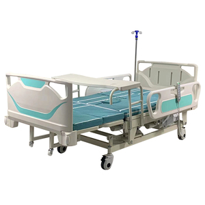 Venta directa de fábrica, cama de hospital médica Manual económica, buena para donación, precio bajo con dos manivelas - Product Image 3