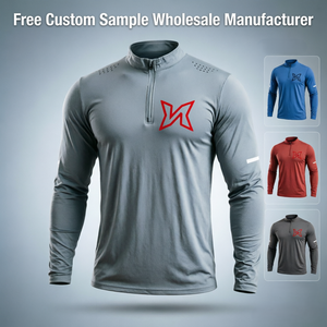 Camiseta de Compresión de Manga Larga Personalizada para Hombre - Camiseta Deportiva Resistente para Gimnasio, Correr, Deportes al Aire Libre, Suministro Directo de Fábrica - Product Image 1