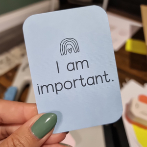 Mini khẳng định thẻ khẳng định kế hoạch khẳng định sức khỏe Tâm thần trẻ em trở lại trường học tích cực thẻ tự chăm sóc - Product Image 5