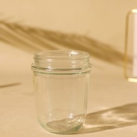 Tasse en verre de thé de lait de café de logo personnalisé mignon avec les pailles roses pour boire le jus ou boire le thé