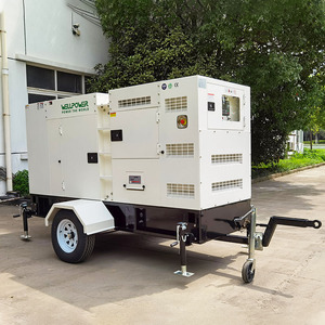 Mobiele dieselgenerator 80KW 100KVA stil, aanhangwagen, éénfase/driefase, 50Hz dieselaggregaat - Product Image 2