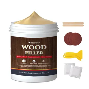 Customized color multipurpose moldable paintable timer white wood filler for floors