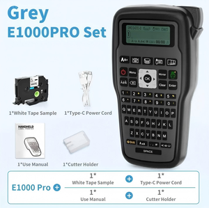 E1000 Pro Portable <strong>Label</strong> Printer Keyboard <strong>Label</strong> <strong>Maker</strong> Handheld Industrial <strong>Label</strong> <strong>Machine</strong> for Industrial/Cable - Product Image 2
