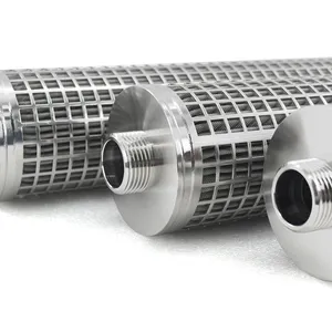 5 - 100 Micron Metal Sintered Filter Wire Mesh Cartridge Tube for Petrochemical Filtration Stainless Steel Filter Element