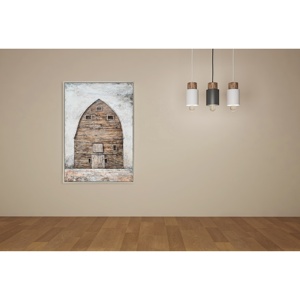 Arte de la pared Decoración paisaje rústico granja granero lienzo pintura moderna ecológica UV impreso decoración del hogar - Product Image 3
